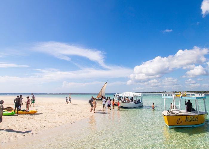 Diani Beach Glass Boat Cruise to Robinson Island